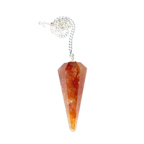 pendule-aventurine-orange-hexagonal-01